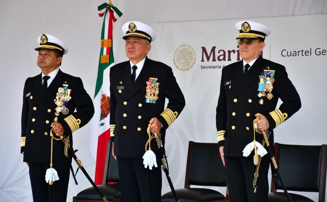 Cuartel General del Alto Mando de la Armada de México realiza Ceremonia de Entrega-Recepción del Mando de Armas. Foto: Especial