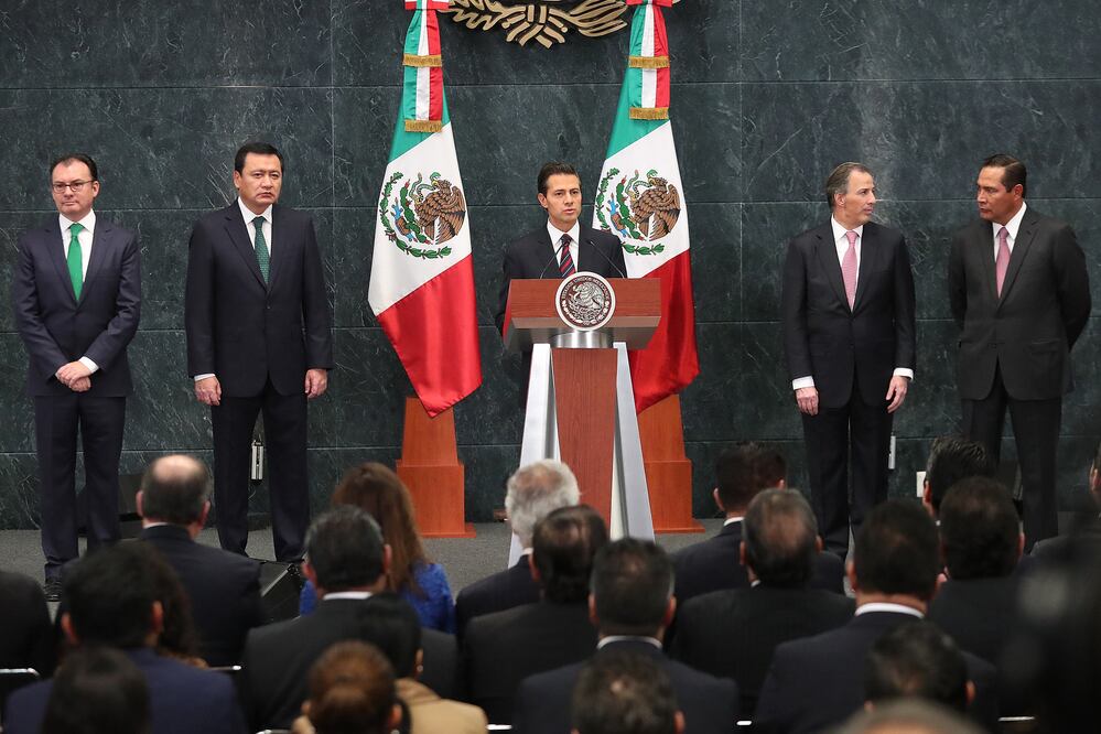 Enrique Peña y José Antonio Meade (DARÍO LÓPEZ)