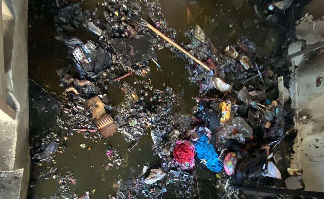 Se trata de Karla María Villela Morales, de 36 años, quien resultó con quemaduras de segundo y tercer grado en la mano derecha, madre de tres menores que también resultaron lesionados. Foto: Especial