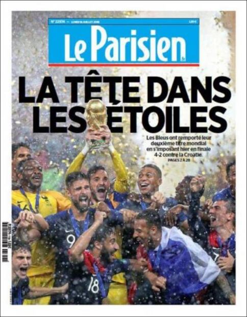 Así celebró la prensa francesa el título Mundial