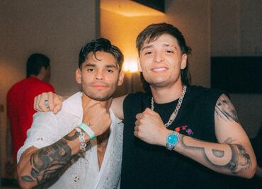 Peso Pluma posó junto al boxeador Ryan García