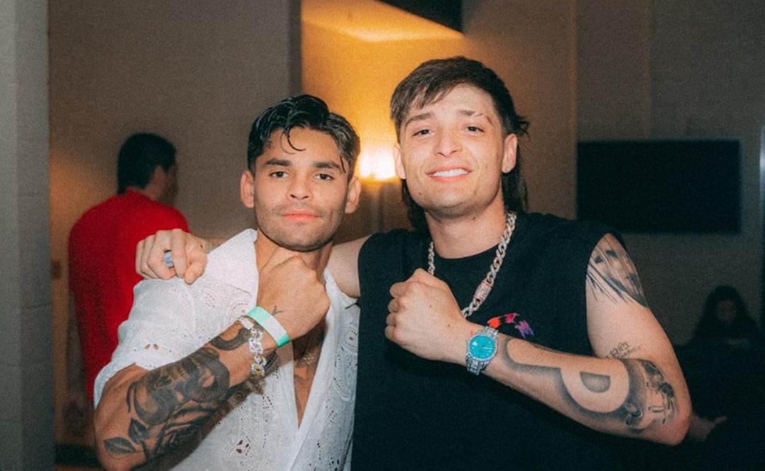 Peso Pluma se tomó una foto con Ryan García / Foto: Instagram Ryan García