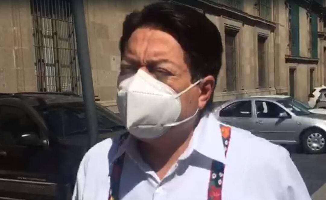 Mario Delgado, líder nacional de Morena y Citlalli Hernández, secretaria general de Morena, se reunieron con el Presidente/ Captura de video