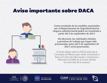 ​Difunde red consular información sobre DACA