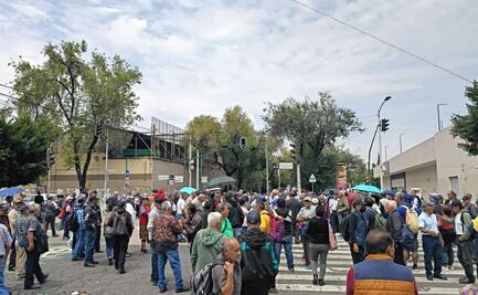 Extrabajadores de RTP bloquean distintos puntos de CDMX; piden agilizar trámites relacionados con su caja de ahorro y préstamos