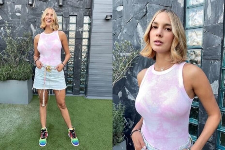 La novia de Luisito Comunica se vuelve rubia platinada