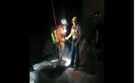 Rescatan a escalador que se enredó al intentar descender en el Nido de Los Aguiluchos, NL