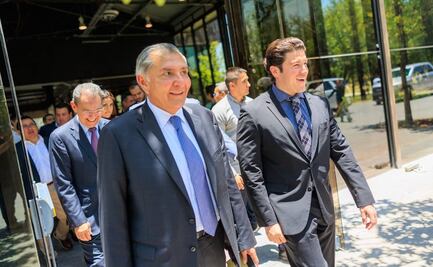 Samuel García lanza "pacto por el agua"; recibe a Adán Augusto en Nuevo León