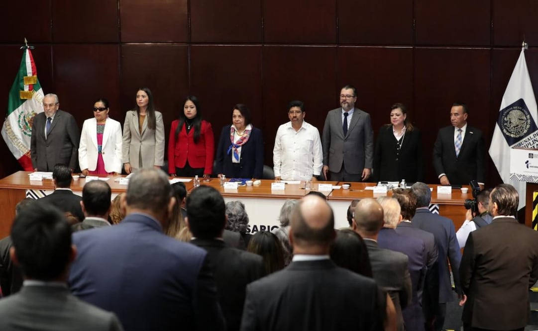 Aspectos del evento "Entrega de resultados por el primer año de servicio del Tribunal de Disciplina Judicial" este 21 de septiembre de 2026. Foto: Especial