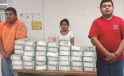 Incautan 2.8 mdd; hay tres detenidos