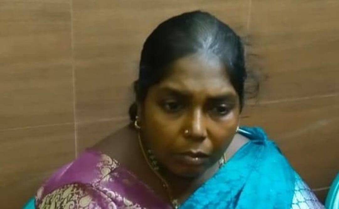 Sagayarani, la mujer que envenenó al compañero de escuela de su hija. Foto: EL TIEMPO