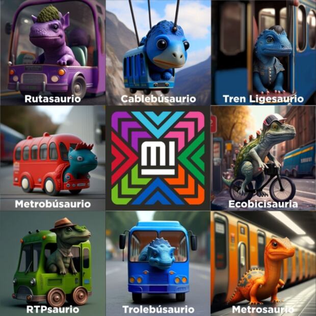 ¡Llegaron los dinotransportes! Así es la Red de Movilisauria de la CDMX