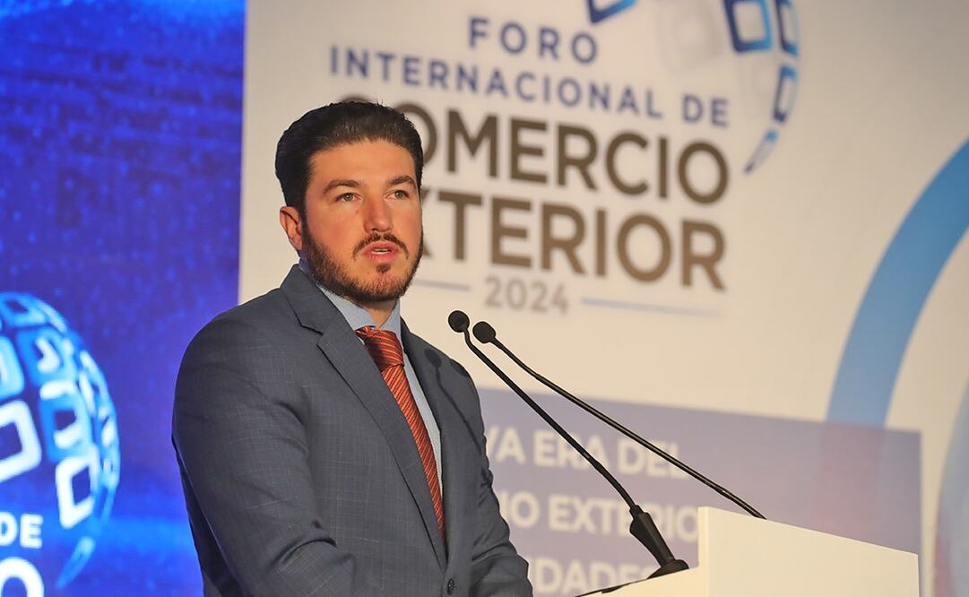 El gobernador de Nuevo León y autoridades estatales asistieron a la inauguración del Foro Internacional de Comercio Exterior de COMCE Noroeste 2024. Foto: especial