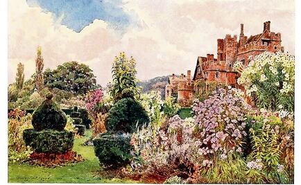 Un cuento inspiró los vestidos florales