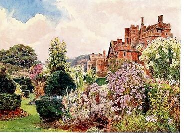 Un cuento inspiró los vestidos florales