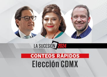 Conteo rápido en la CDMX da ventaja a Clara Brugada con al menos 8 puntos sobre Santiago Taboada