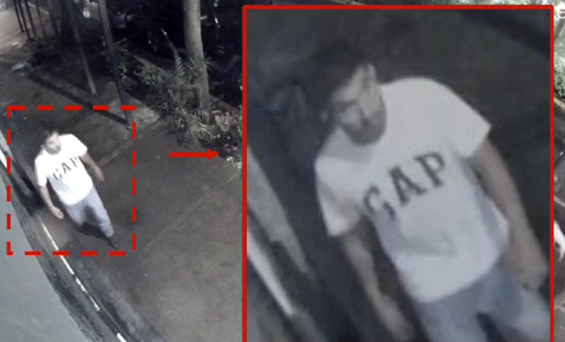 Detienen a Julio César Pérez Caire o Ernesto Antonio Pérez Caire, vinculado con el robo de objetos de la camioneta del cantante Samo. Foto: Captura de video