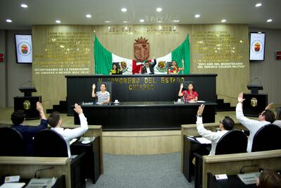 Ismael Brito Mazariegos, diputado del PVEM que fue golpeado, solicita licencia indefinida; Congreso de Chiapas lo aprueba