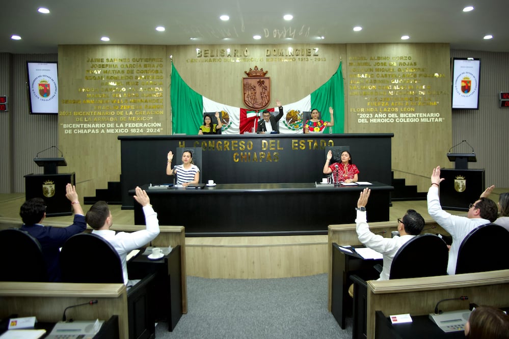 El Congreso de Chiapas aprobó la solicitud de licencia indefinida del Foto: Especial