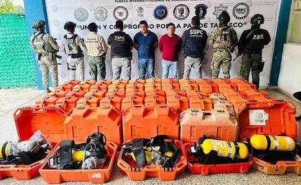 Caen dos "piratas" por robo a plataforma de Pemex en Campeche; recuperan 30 equipos sustraídos y aseguran embarcación