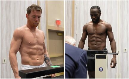 Canelo Álvarez y Terence Crawford cumplen con el pesaje; está todo listo para la pelea del año