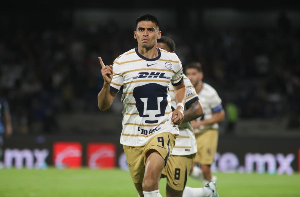 Guillermo Martínez anotó el gol del triunfo para los Pumas - Foto: Carlos Mejía / EL UNIVERSAL