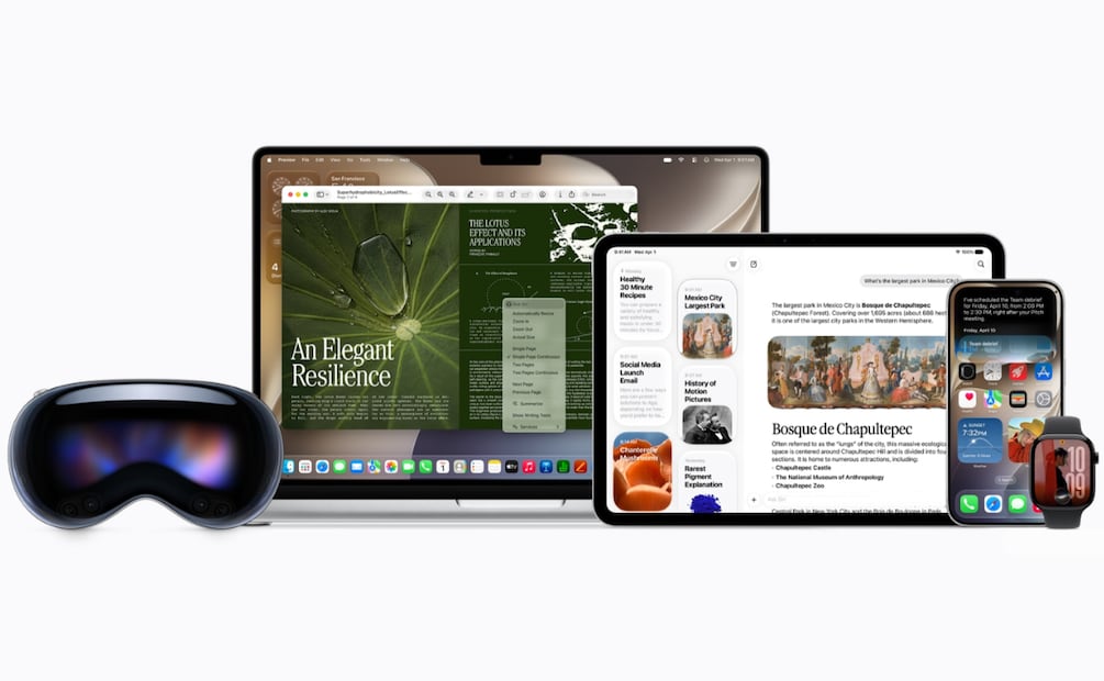 Siri AI es potenciada por Apple Intelligence y es compatible con todo el ecosistema de la compañía. Foto: Apple