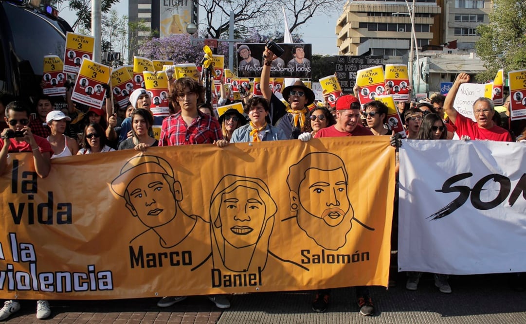Marcha nacional por desaparecidos, Guadalajara, Jalisco. (FOTO: Jorge Alberto Mendoza. EL UNIVERSAL)