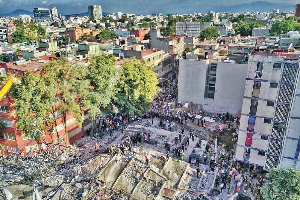 Al aproximarse el segundo aniversario del terremoto de 2017, la AMIS alerta de riesgos por fenómenos naturales. Foto/ARCHIVO EL UNIVERSAL