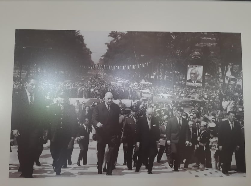 Fotografías de la visita que el expresidente de Francia, Charles de Gaulle, hizo a México en 1964.
Foto: EL UNIVERSAL / Frida Juárez