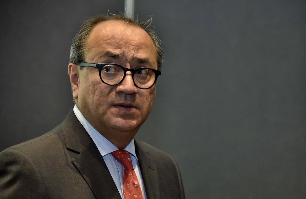 Otto Granados Roldán, secretario de Educación Pública, durante su participación en el foro "Re-Mapeando la educación global: Diálogo Sur-Norte". Foto: Cuartoscuro.com