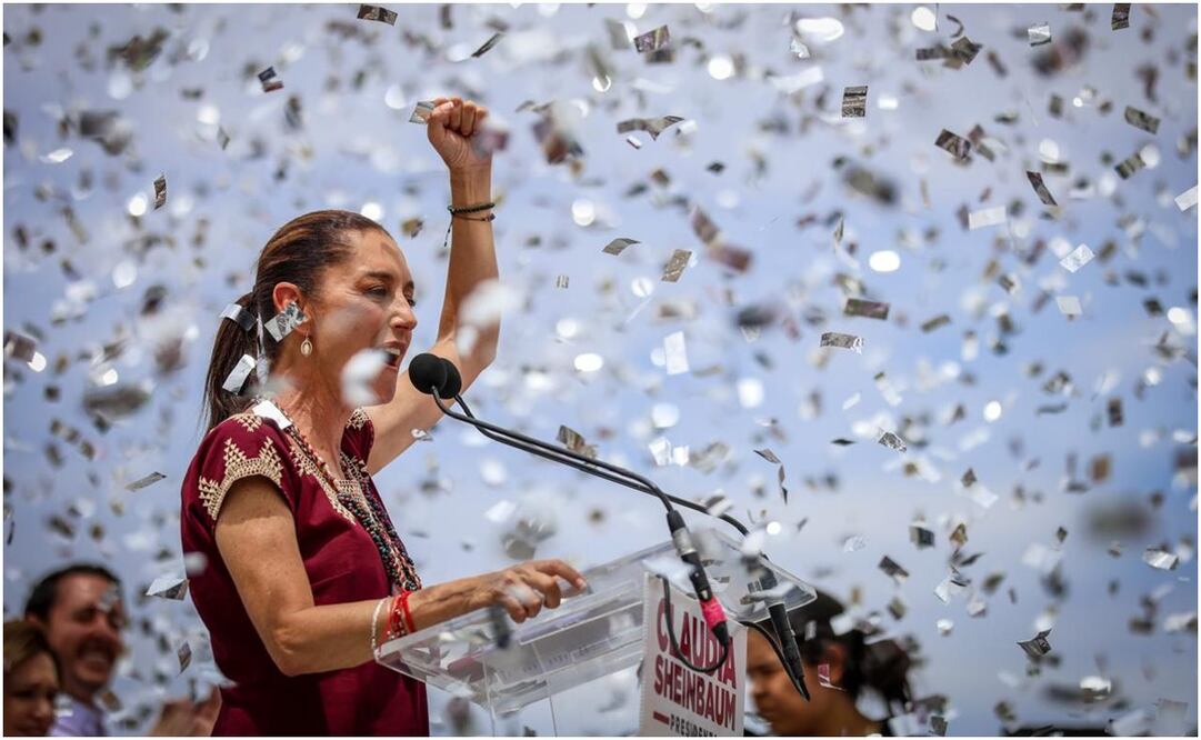 Claudia Sheinbaum, candidata de Morena. Foto: Diego Simón/EL UNIVERSAL