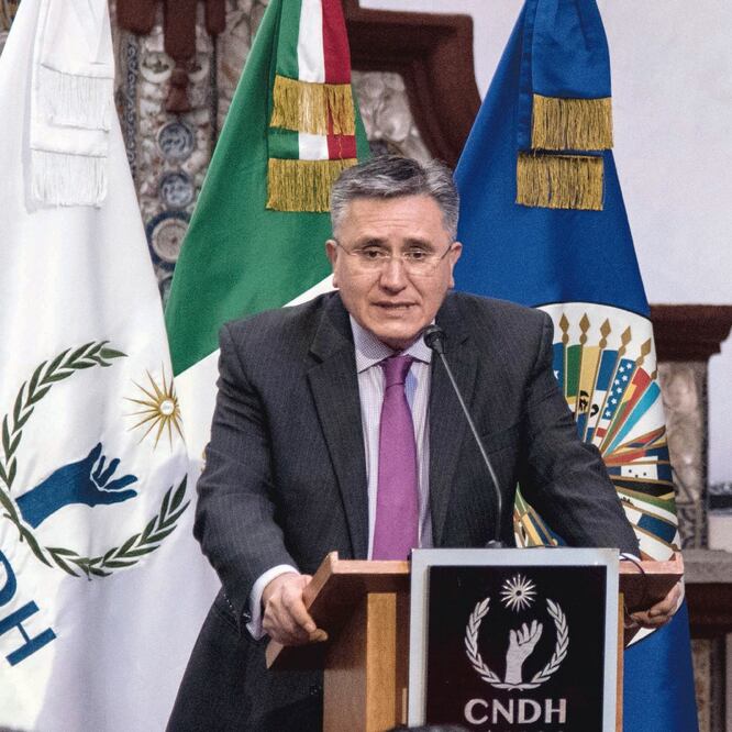 Luis Raúl González Pérez, presidente de la CNDH, señala que la Ley de Seguridad Interior no ha tenido una incidencia efectiva (ARCHIVO EL UNIVERSAL)