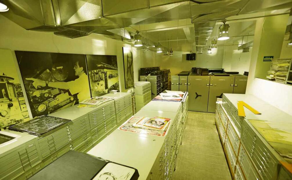 La bóveda debe mantenerse a una
temperatura de 18 grados. Foto: Gabriel Pano / El UNIVERSAL