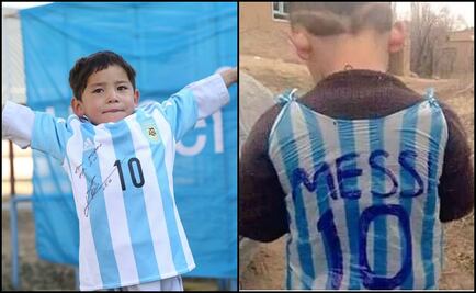 Messi envía camisetas firmadas a niño afgano