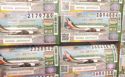 Ajusta Lotería cifras de sorteo del avión TP01