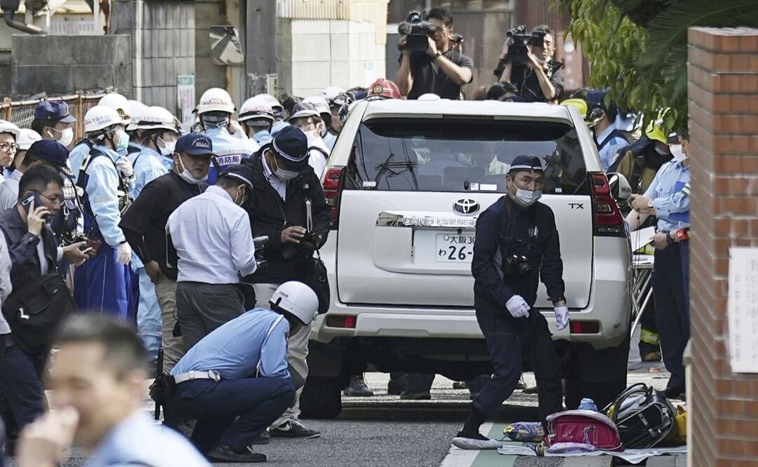 La policía maneja el caso como un intento de asesinato en lugar de conducción imprudente porque el sospechoso, Yuki Yazawa, de 28 años, dijo a los investigadores que estaba "harto de todo" y trató de matar a los niños, indicaron las autoridades. Foto: AP
