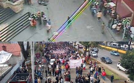 Manifestantes ocasionan complicaciones en Centro y Poniente