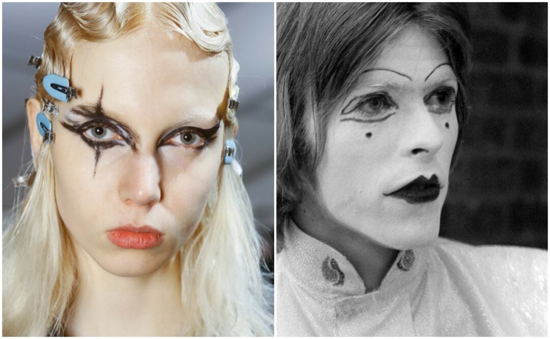 David Bowie: François Nars es el maquillista de cabecera para el diseñador. Para este desfile, realizó un sutil homenaje al cantante inglés a través de estilos que no hubieran estado fuera de lugar a principios de los 70.