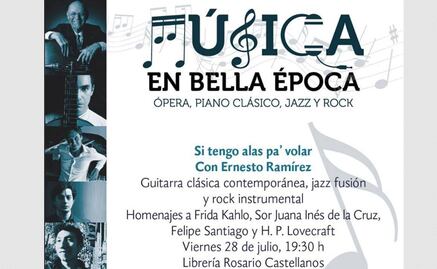 Centro Cultural Bella Época se llenará de música