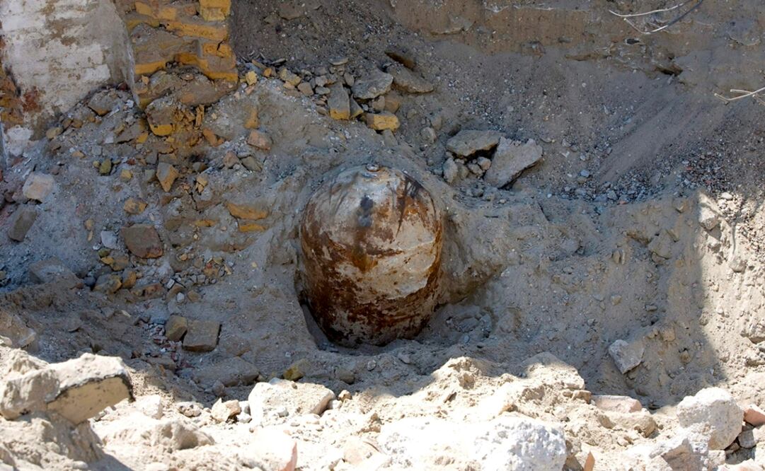 En Hungría hace unos años se encontró una bomba sin explotar de dos toneladas de peso y datada en la II Guerra Mundial. Foto: Archivo