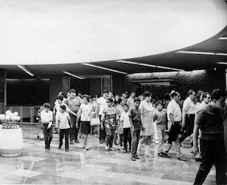 Los primeros usuarios del Metro