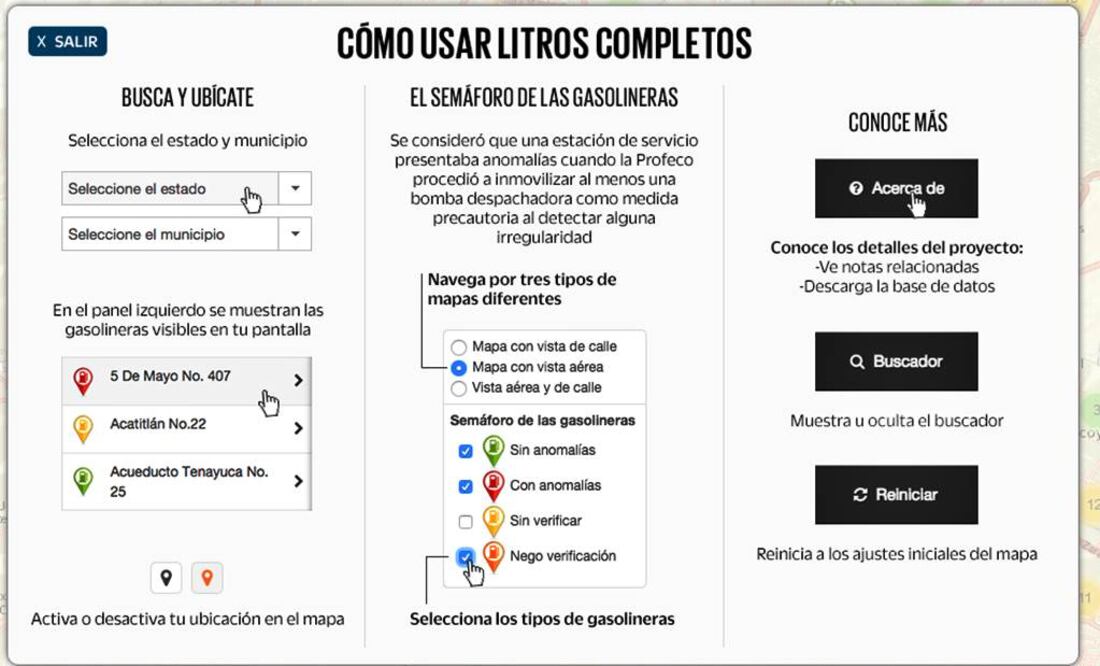 Consulta el precio de la gasolina en tu localidad