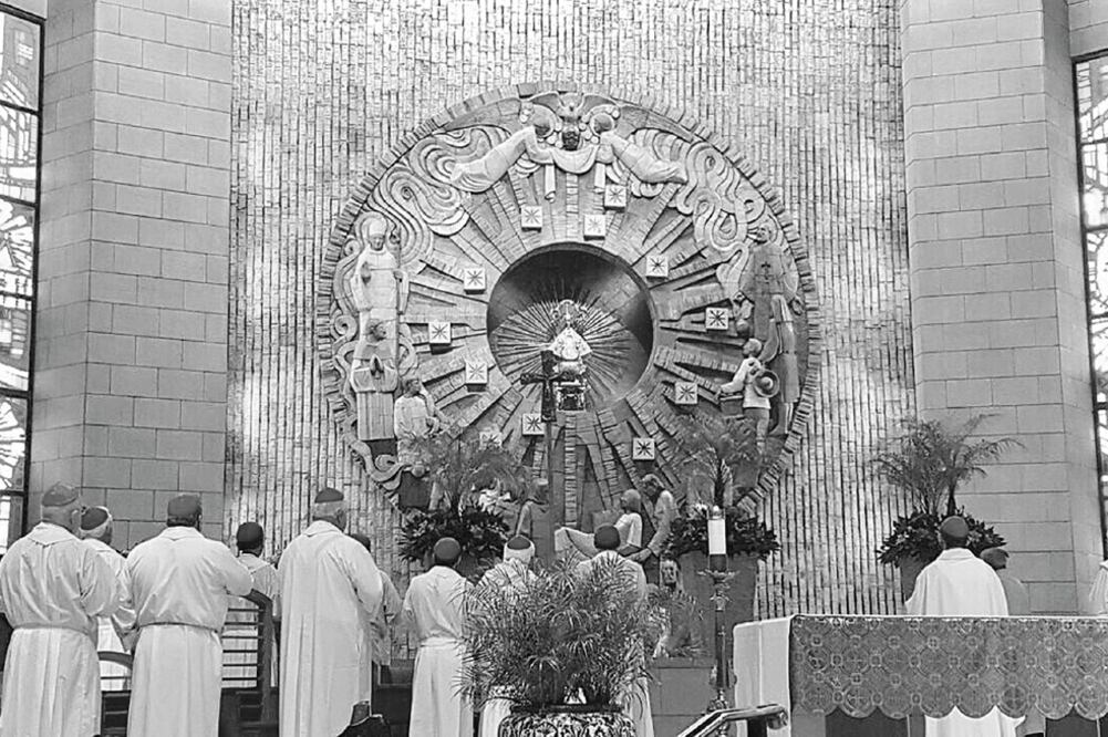 En el último día de la reunión de los obispos de México y Estados Unidos se ofició una misa en la Basílica de San Juan del Valle, en Brownsville, Texas (TWITTER)