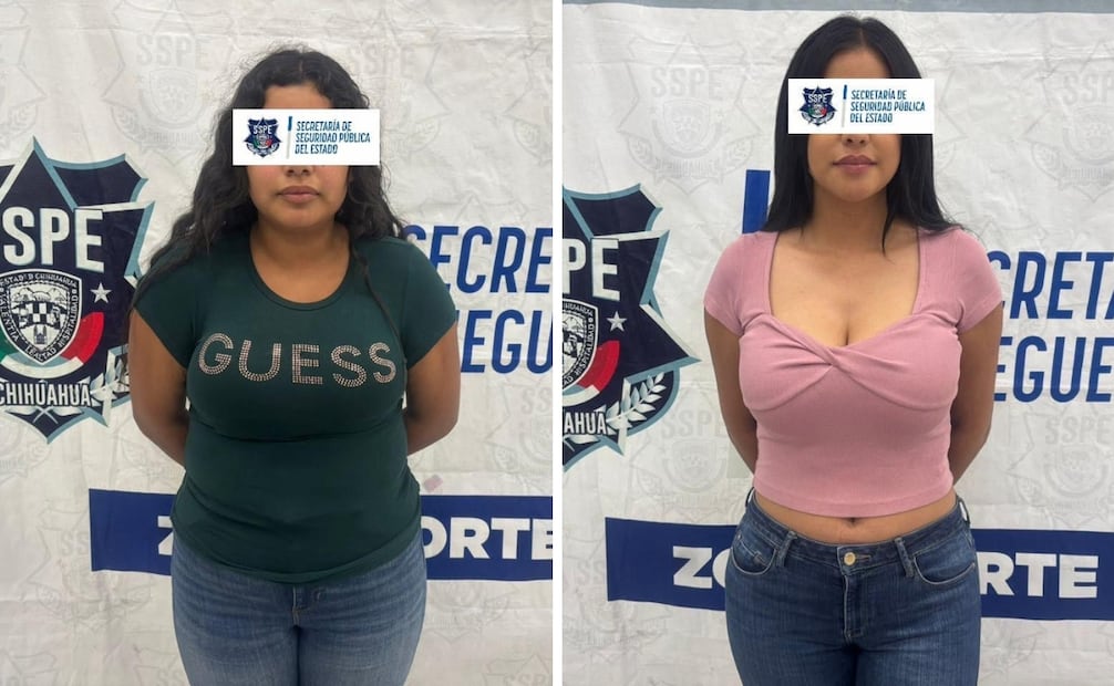 El detenido iba acompañado por Iraís R. A. y Anabel C., ambas originarias de El Paso, Texas. | Foto: Especial.