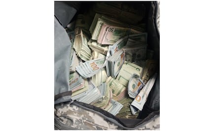 Detienen en Nogales a estadounidense con casi 200 mil dólares sin declarar