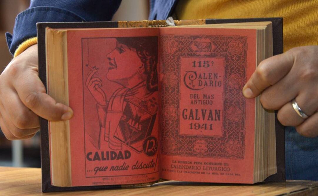 Un "calendario" era una pequeña edición que publicaba el santoral, eclipses, fiestas de guardar, el clima, oraciones y algunas efemérides. FOTO: Cortesía INAH.