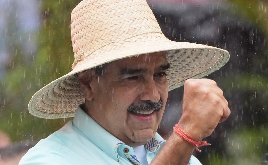 El presidente venezolano Nicolás Maduro en un mitin con partidarios en Caracas el 10 de diciembre del 2025. Foto: AP