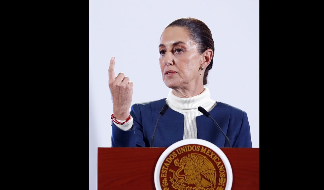 Conferencia mañanera de Claudia Sheinbaum del 20 de noviembre, desde Palacio Nacional. Foto: EFE