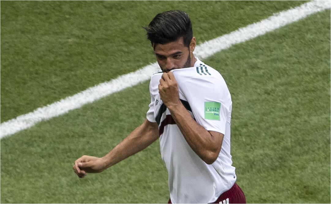 Carlos Vela en su última Copa del Mundo, Rusia 2018. FOTO: IMAGO7